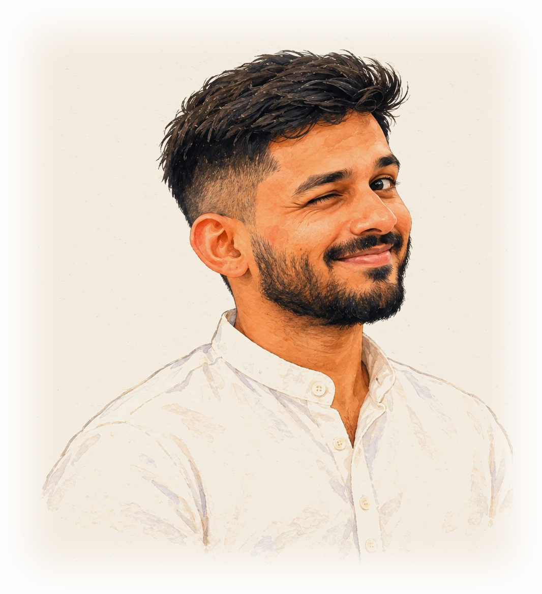 Vipin, winking